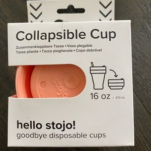 Grad 🧑‍🎓 gift! NIP Stojo collapsible cup 16oz